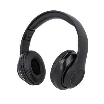 Setty Wireless Over-Ear Bluetooth Headphones with FM Radio Black