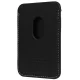Audi Synthetic Leather Magnetic MagSafe Wallet, Black