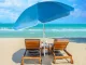 Folding Beach and Garden Umbrella with UV Filter, 170 cm