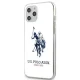 Apple iPhone 12 Pro Max 6.7\'\' US Polo Shiny Big Logo Case Cover (USHCP12LTPUHRWH), White