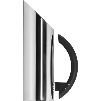 Alessi Tua Carafe MB03, 1 L, Polished, Silver and Black