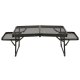 LUARO KX3186_1 Folding Camping Table, 87x40x27 cm, Black