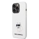 Karl Lagerfeld Silicone NFT Choupette Case for iPhone 14 Pro, White