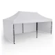 Plonos Garden Pavilion with 3 Walls 3x6m White