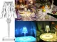 LED RGB Crystal Effect Table Night Lamp with Remote, USB