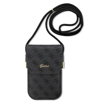 Guess Universal Phone Bag 4G Cord Script, Black