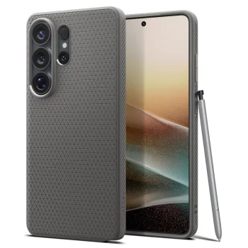 Spigen Liquid Air Case for Samsung Galaxy S26 Ultra, Marble Gray