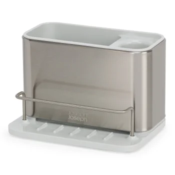 Joseph Joseph Surface Stainless Steel Sink Tidy Organizer, Silver