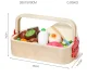 Kids Toy Wooden Magnetic Cutting Vegetables in the Basket