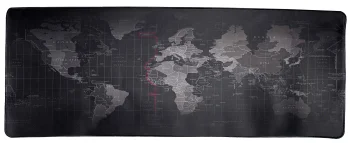 Large Mouse Pad World Map 80x30 cm