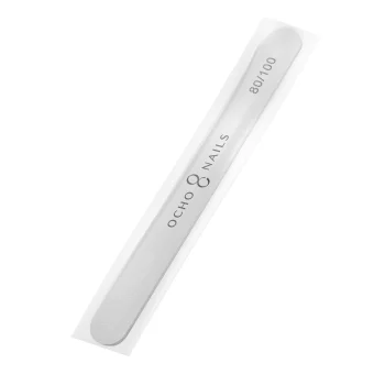 Ocho Nails Straight Nail File 80/100, 1 pc, Safe Pack