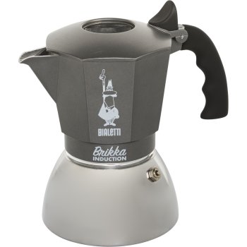 Bialetti Brikka Induction Espresso Maker 4 Cups Anthracite