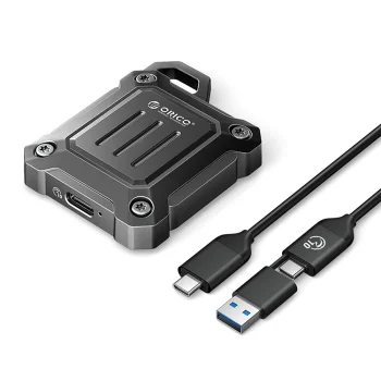 Orico XAM2 M.2 2230 USB-C 3.2 Tactical Reinforced SSD Case - Black