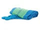 Single Garden Hammock 200x80 cm, Green-Blue