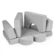 Ecotoys TMSRT-13 Modular Kids Armchair 8 Elements, Gray
