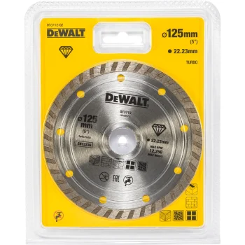 DeWalt DT3712-QZ Eco1 Turbo diamond cutting disc, 125 mm