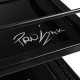 Cosmetic Trolley Assistant PRO INK 1031 with 4 Glass Shelves, Black