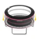 4FIZJO Trampoline Spring Cover Pad 10FT 304-312 cm, Black/Pink