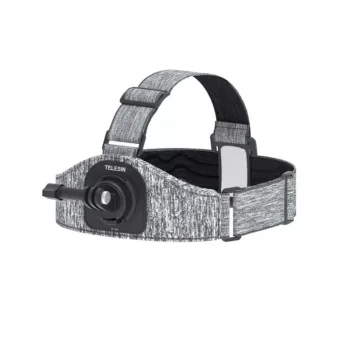 Telesin Headband with Two Sport Camera Mounts GP-HMS-T06