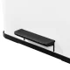 Hailo Öko duo Plus L Recycling Pedal Bin 26L, Matte White