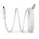 Puro Magnetic USB-C to USB-C 60W Cable, 1m, White