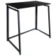 Ruhhy Folding Wooden Desk, Black