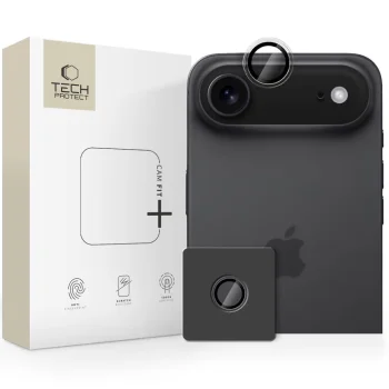 Tech-Protect Camring Fit+ Camera Protector for iPhone 17 Air, Clear
