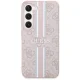 Samsung Galaxy S23 (SM-S911) Guess 4G Printed Stripe Case Cover (GUHCS23SP4RPSP), Pink