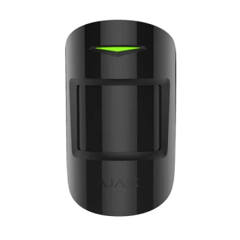 Ajax MotionProtect Plus Wireless Motion Detector, Black