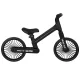 Trike Fix Glow LED Balance Bike, Black
