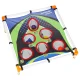 Target Throwing Game with Bean Bags and Balls