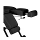 Pedicure Chair Cosmetic Bed Massage Couch AZZURRO 563S, Black
