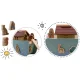 Nukido Wooden Noah\'s Ark with Animals, NK-862