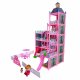 Large Dollhouse Villa Playset with Furniture, 6 Levels, 374 Pieces