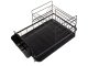 Dish Drying Rack Two-tier 2-Level Dish Dryer, Black