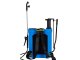 Battery garden sprayer with manual mode, backpack type, 16L, blue