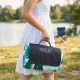 4FIZJO Insulated Picnic and Beach Blanket 200 x 200 cm, Leaf Pattern