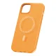 Magnetic Case for iPhone 15 Plus Baseus Fauxther Series (Orange)