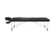 4FIZJO Foldable Aluminum Massage Table with Adjustable Top, 3 Sections, Black