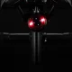 Rockbros Q1 Rear Bike Light 7 Color LED, Black