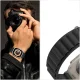 Tech-Protect Nylon Pro Strap for Apple Watch (42/44/45/49 mm) - Black & Orange