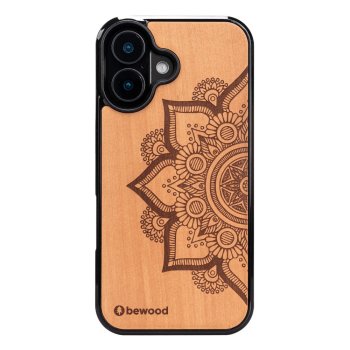Bewood Wooden Case for iPhone 16 MANDALA LANGUAGE