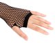 Long Fingerless Fishnet Gloves for 80s Party Gothic Costume, Black