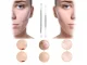 Tools Spoon UNO Vidal Loop for Cleaning the Face, Removing Blackheads and Comedones, 7 pcs.