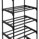 Metal Shoe Rack, 10-Tier Organizer for Up to 30 Pairs, Black