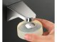 Magnetic Wall Mounted Soap Dish Soap Holder Stand, Silver