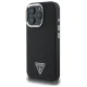 Guess iPhone 16 Pro Max Case Grained Triangle MagSafe, Black