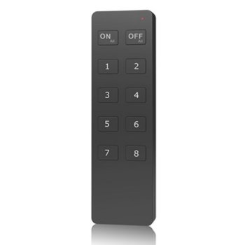RU8 Dimming Remote Control, 8 Zones, Single-Color