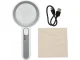 5x Magnifying Glass with 12 LED Lights for Reading, Rechargeable