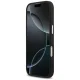 Guess Glitter Triangle Logo MagSafe Case for iPhone 17 - Black
